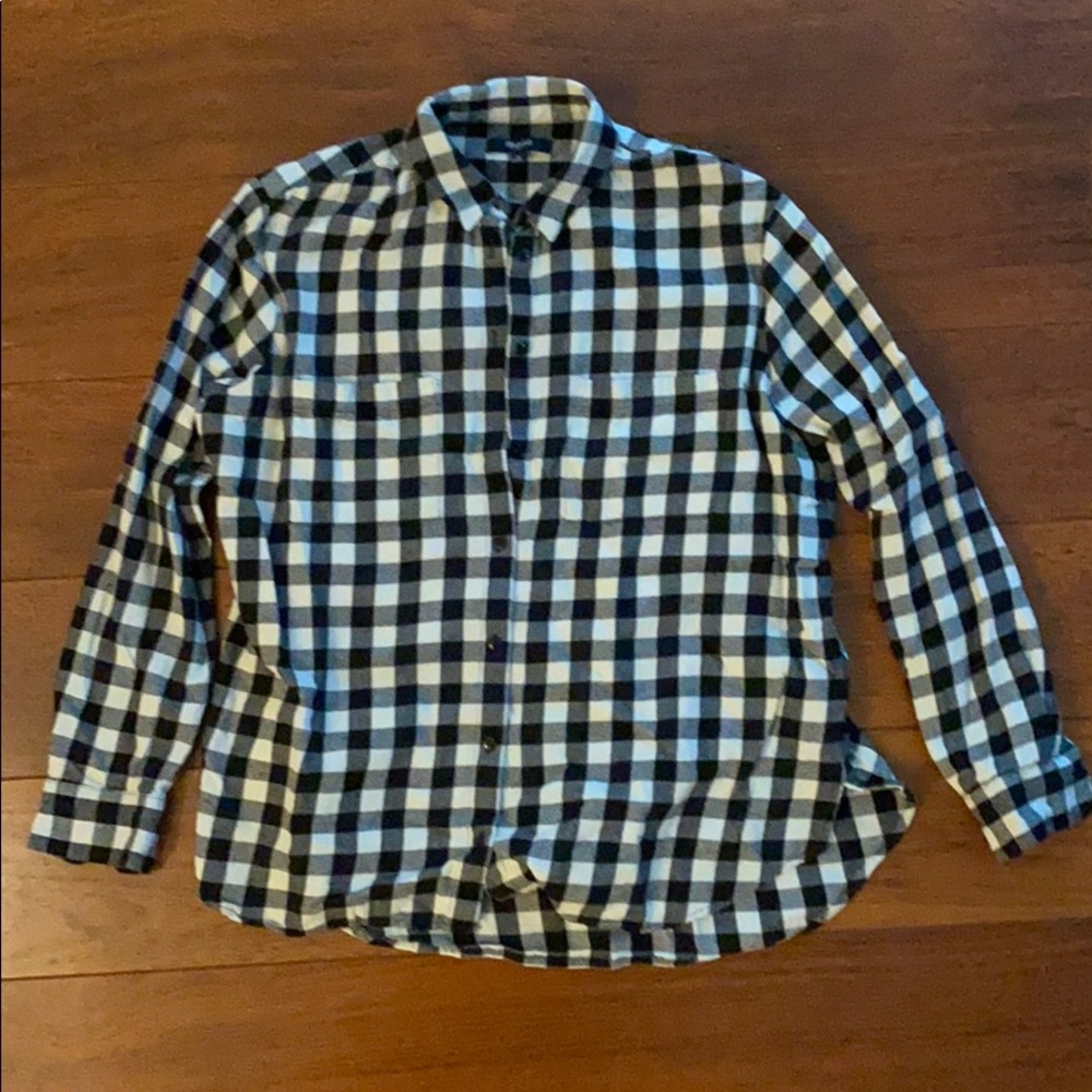 Buffalo Plaid boyfriend button down
